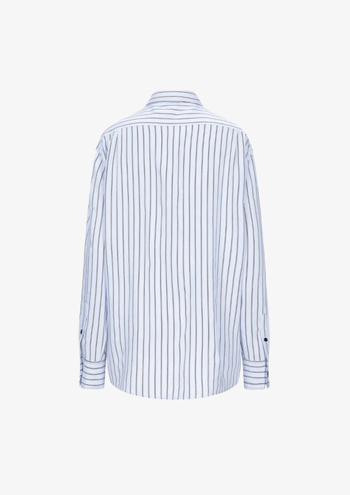 BLUE VIALA STRIPED SHIRT