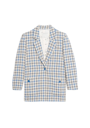 BLUE TWEED BLAZER