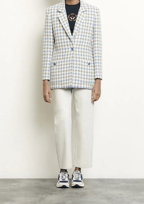 Blue Tweed Blazer