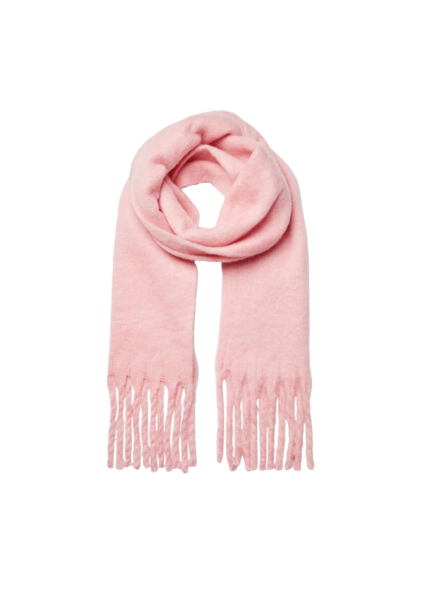 LIGHT PINK WINTER SCARF