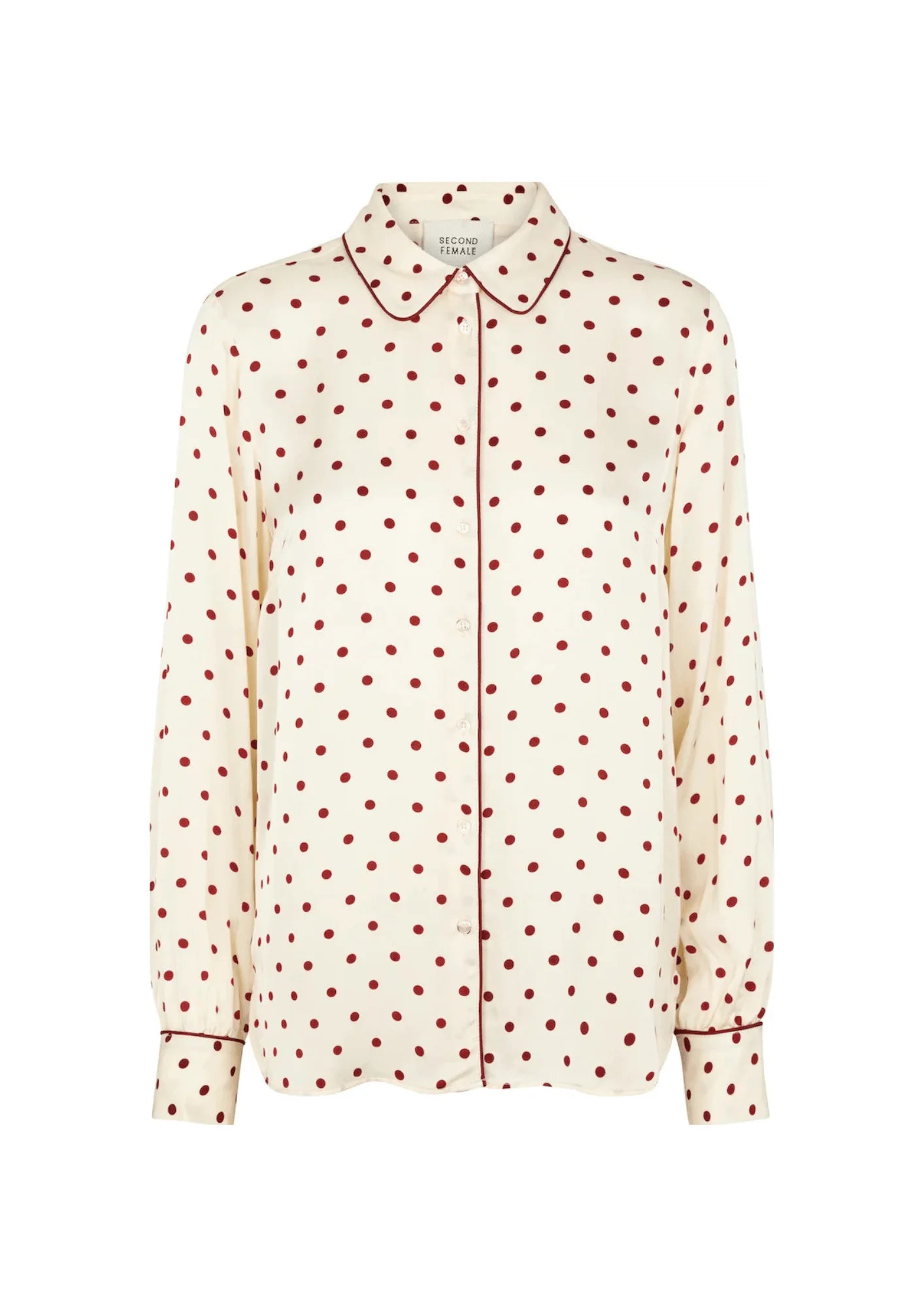 POLKA-DOT DAVINA SHIRT