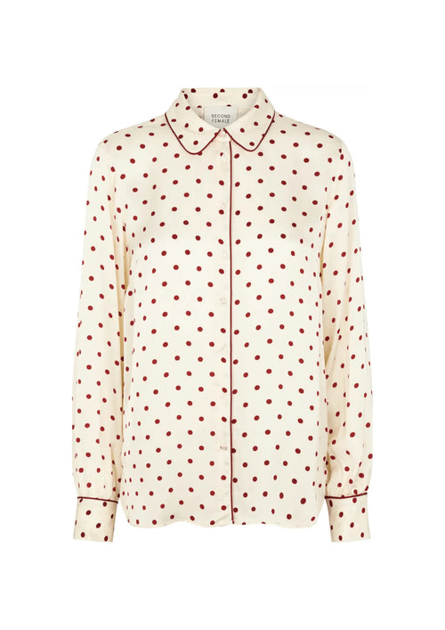 POLKA-DOT DAVINA SHIRT