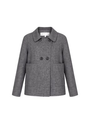 VESTE EN TWEED GRIS