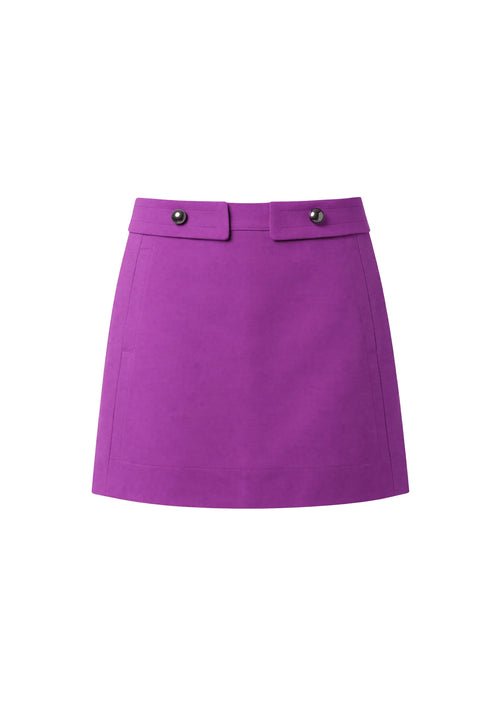 PURPLE MINI SKIRT