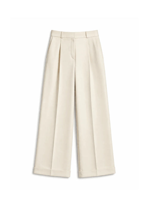 MILK BEIGE LARGE TROUSERS