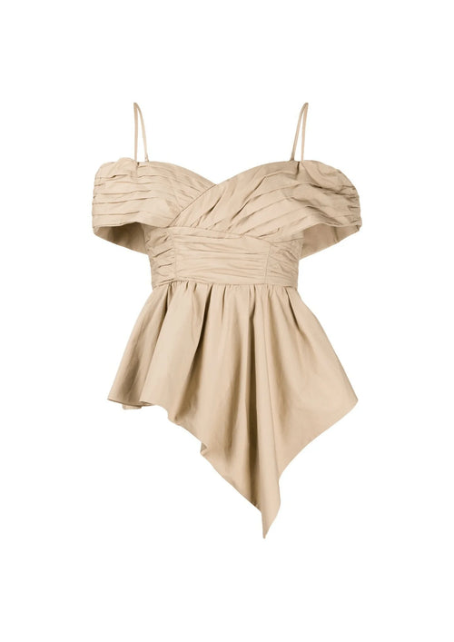 OFF-SHOULDER ASYMMETRIC TOP