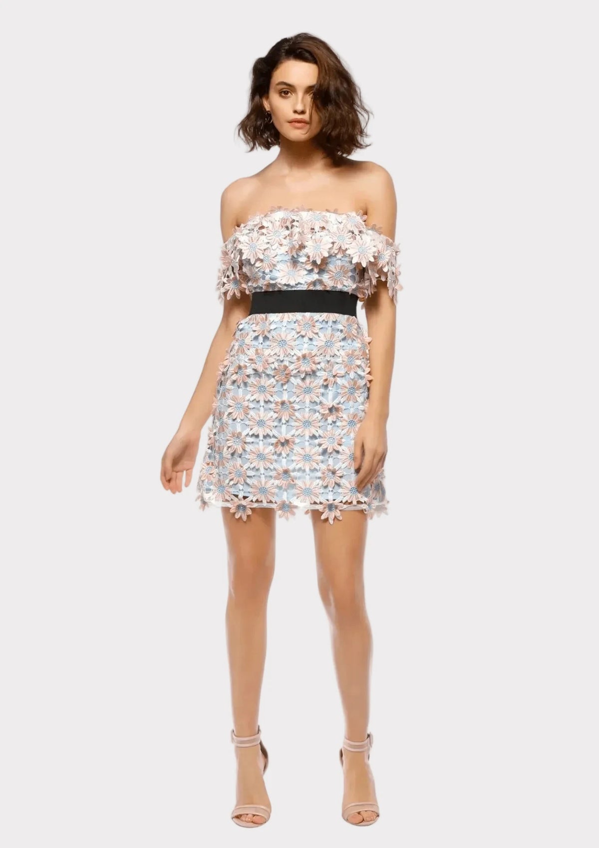 MINIKLEID MIT 3D-BLUMEN