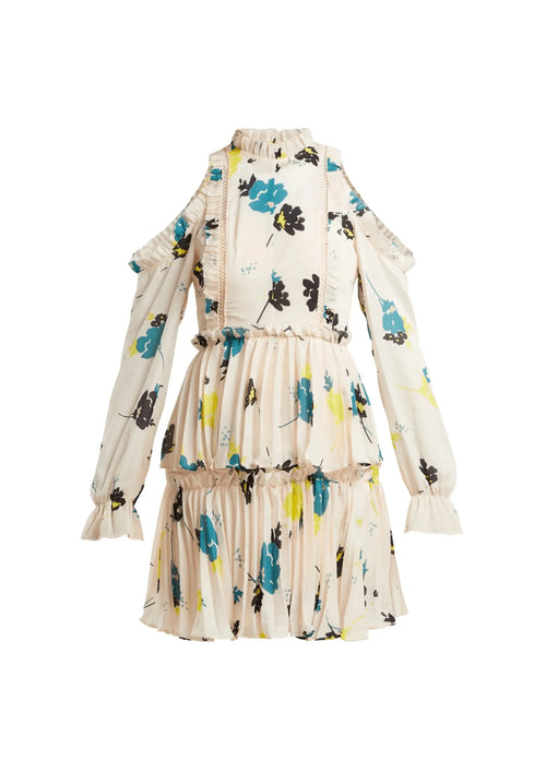 ROBE ROSE IMPRIMÉE À FLEURS