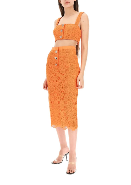 Crop top à orange
