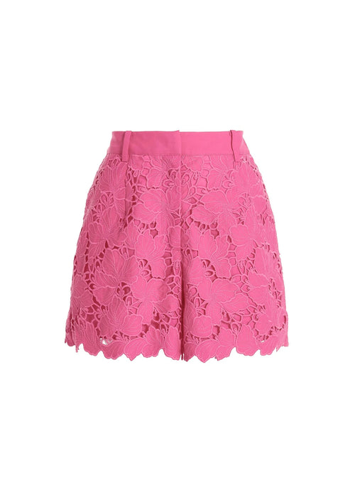 FUCHSIA FLORAL SHORTS