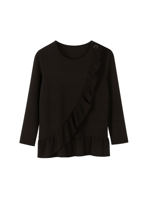 BLACK JERRY BLOUSE