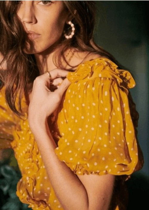 YELLOW WOOD BLOUSE