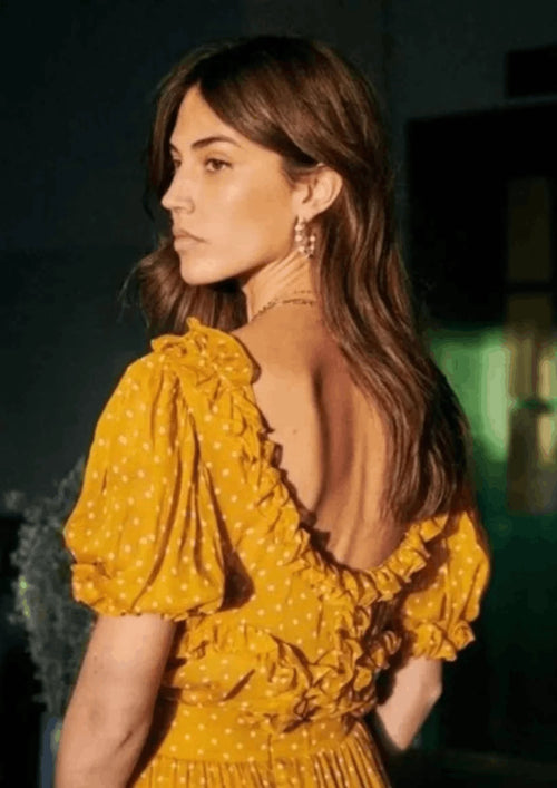 YELLOW WOOD BLOUSE