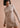 BEIGE MELIERTES POLLY KLEID