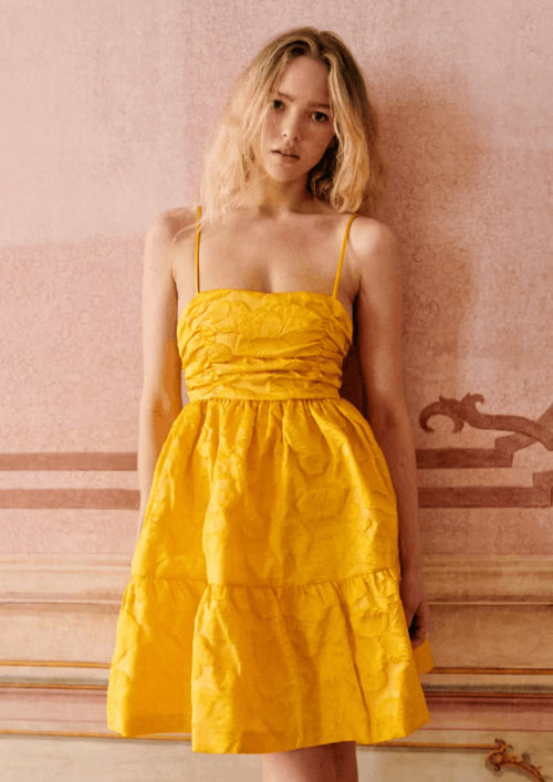 YELLOW CHARLIE MINI DRESS