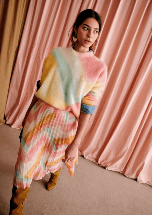 MEHRFARBIGER EDITH PULLOVER