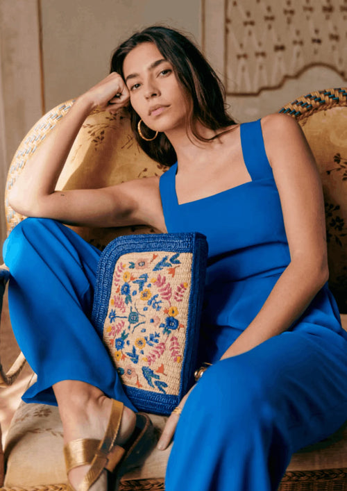 ELECTRIC BLUE SKY JUMPSUIT