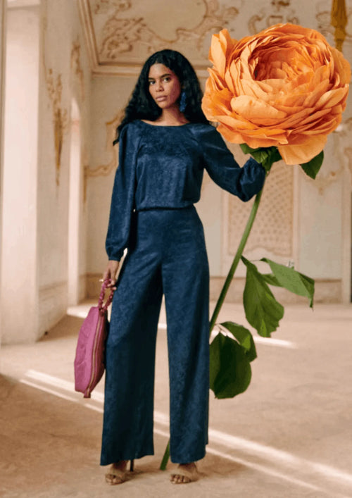 NAVY DEBBIE JUMPSUIT