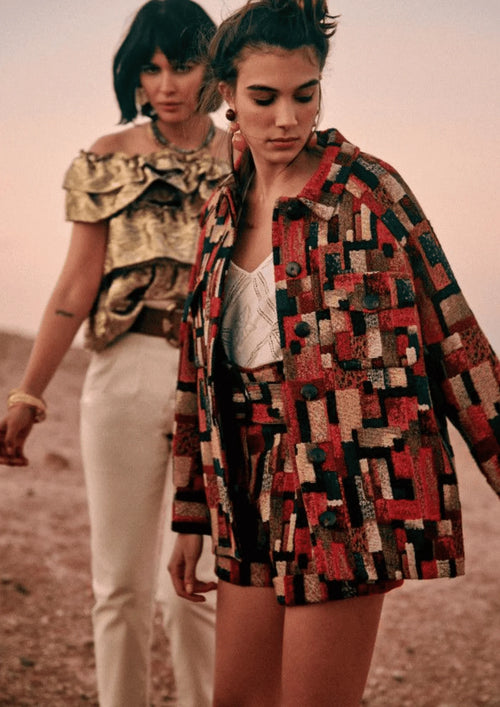 MULTICOLORED TOM JACQUARD JACKET