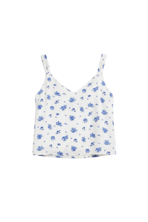 BLAUES ROSEN-HERMIONE-TOP