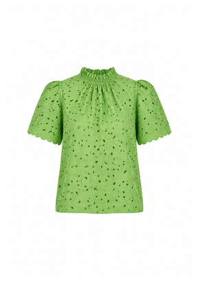 GREEN LOUISAH BLOUSE