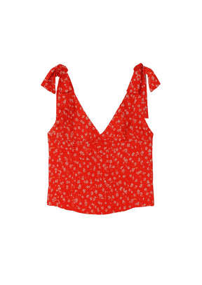 BLOUSE ROUGE LARA