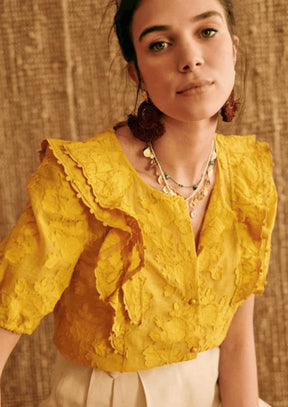 YELLOW JORDANNA BLOUSE