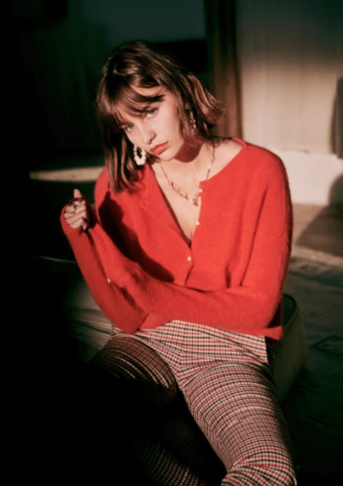 CHECK PATTERN CLARA TROUSERS