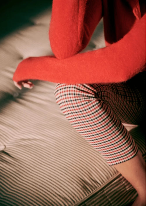CHECK PATTERN CLARA TROUSERS