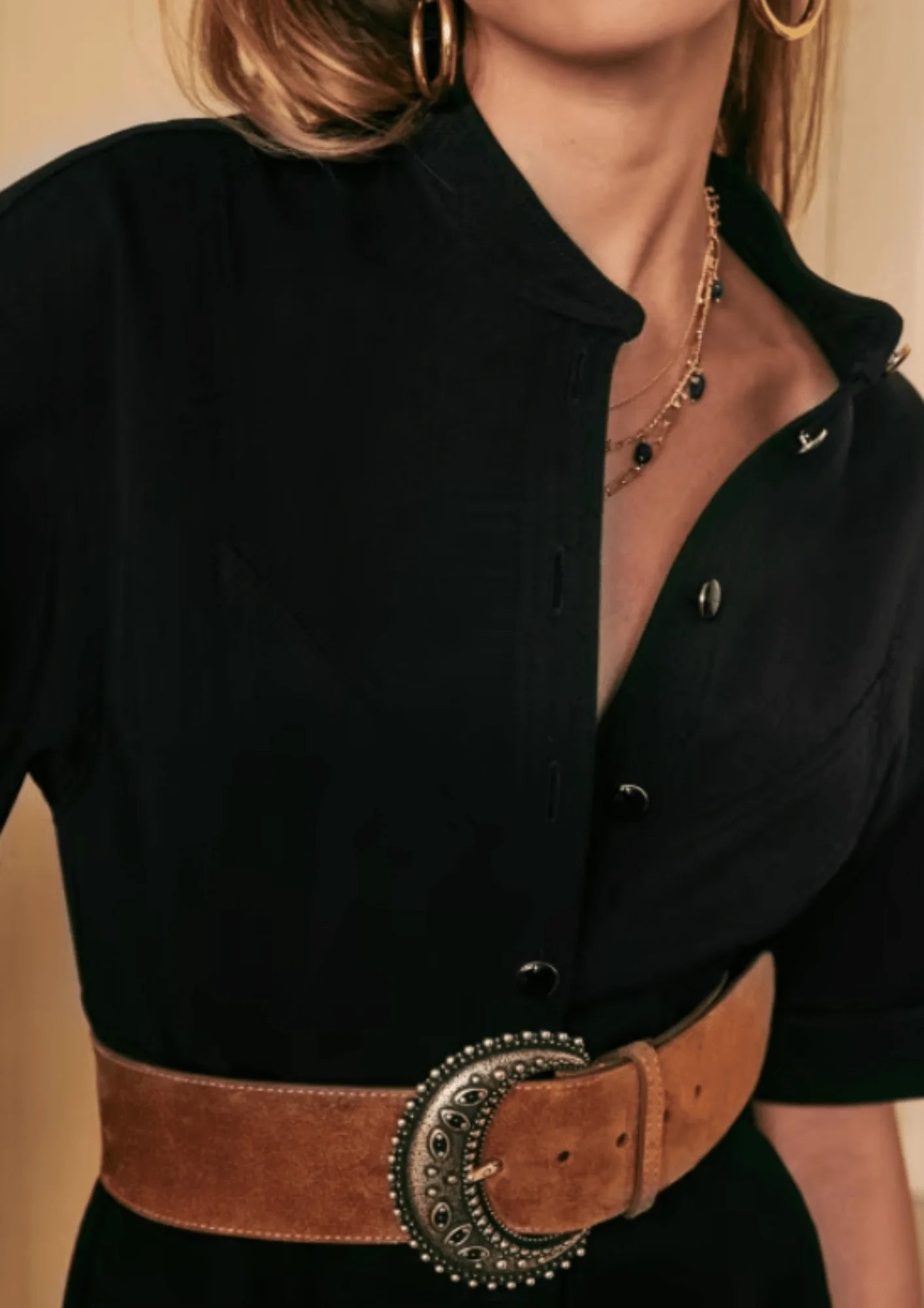 BLACK PAULETTE DRESS – codressing - Main Image