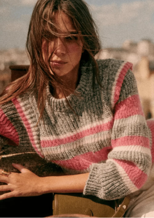 GESTREIFTES YARA-PULLOVER