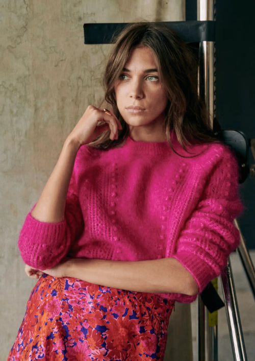 PULLOVER COME FUCHSIA