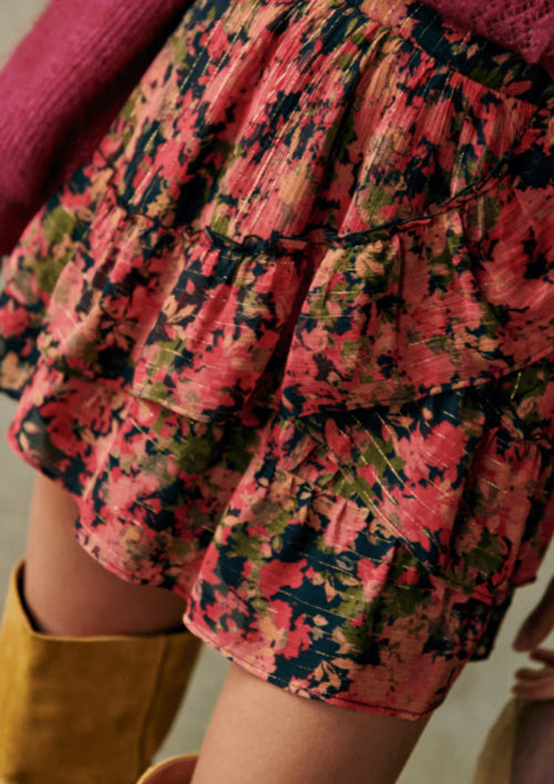 CAROLINA RUFFLED MINI SKIRT