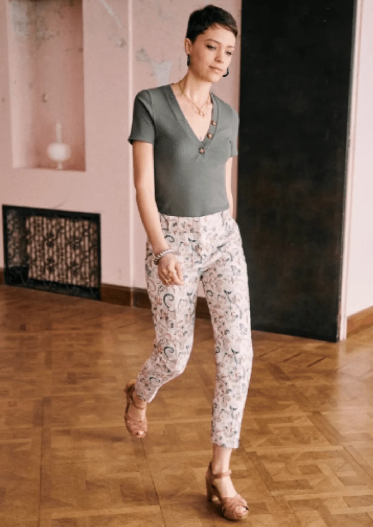 EMBROIDERED GUSTAV TROUSERS