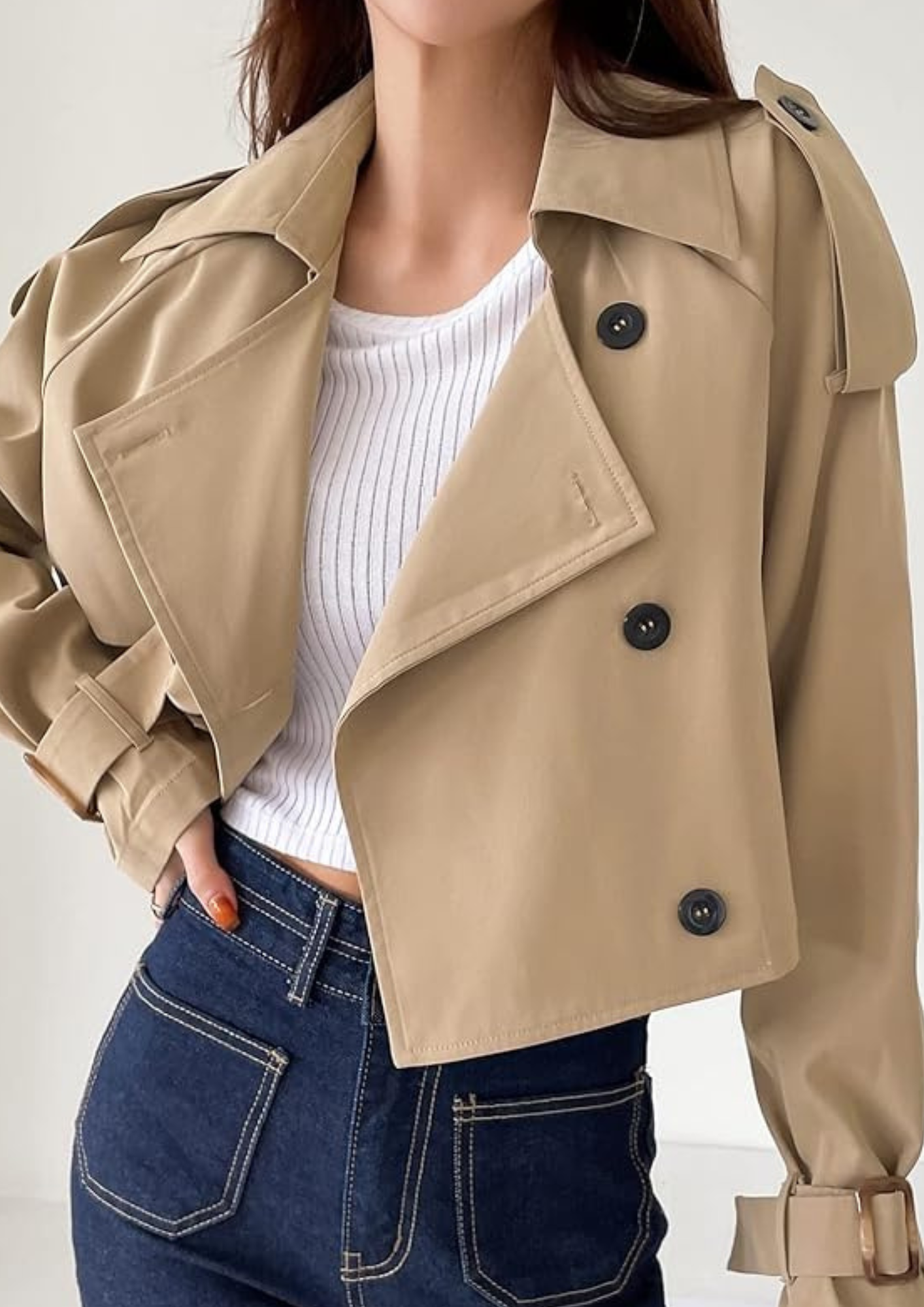 LIGHT BROWN TRENCH COAT