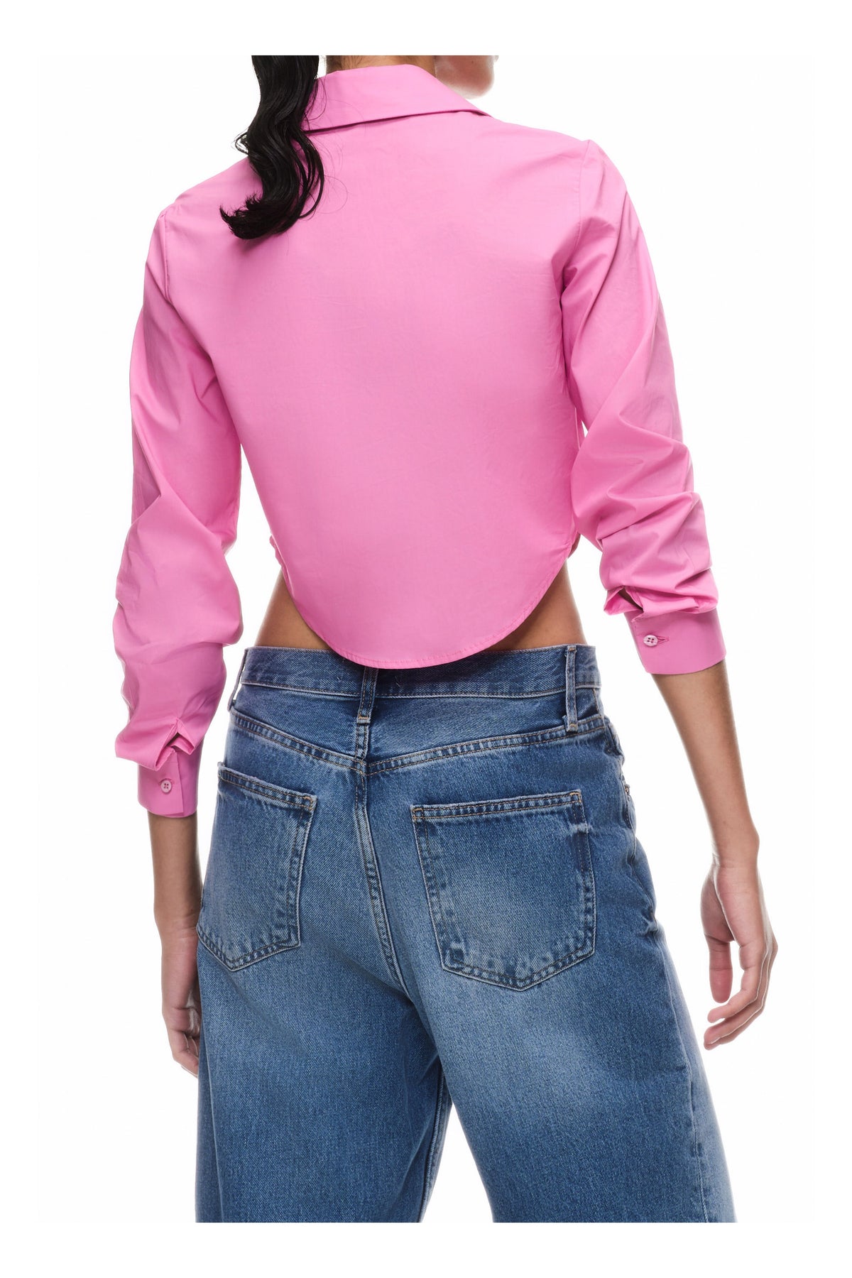 SHORT COTTON SHIRT PINK