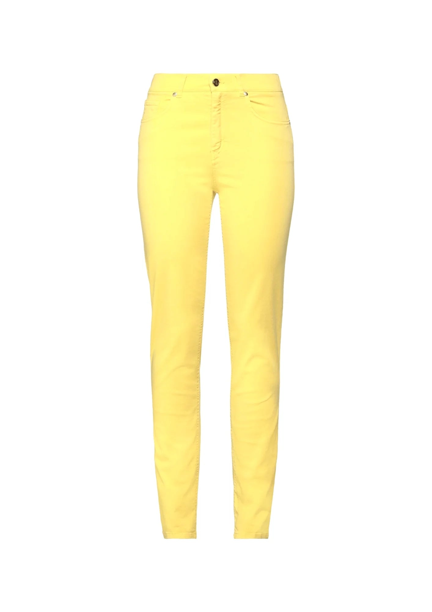 YELLOW 5 POCKETS SLIM-FIT JEANS