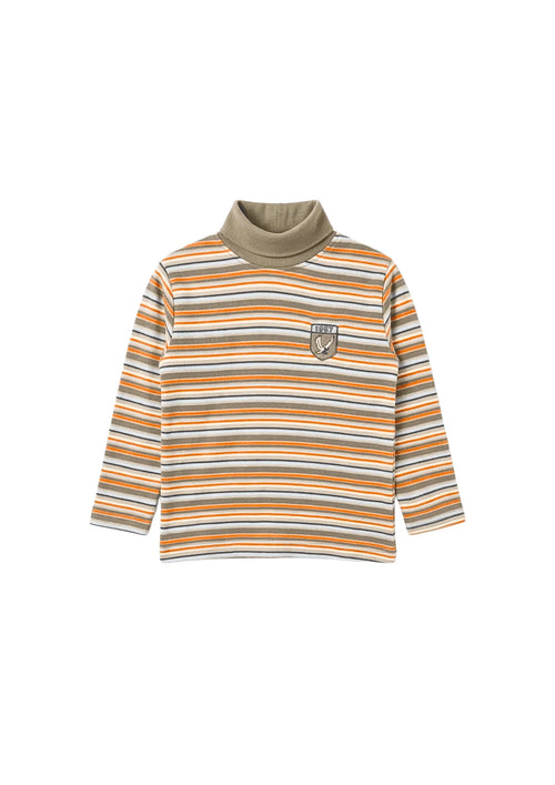 STRIPED LONG SLEEVED BABY TOP