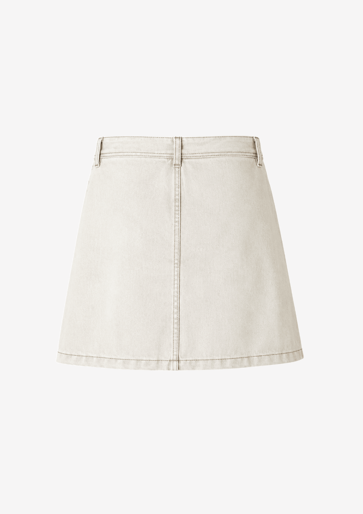WHITE MINI SKIRT