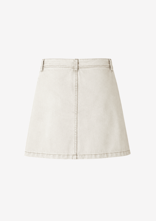 WHITE MINI SKIRT
