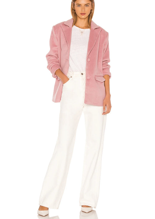 PASTEL PINK DAHLIA COAT