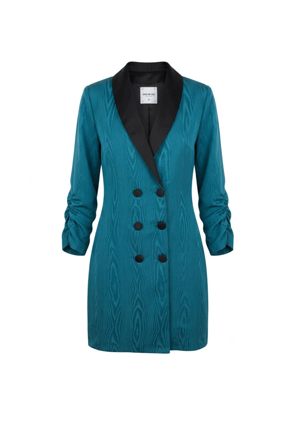 CARIBBEAN GREEN LONG BLAZER