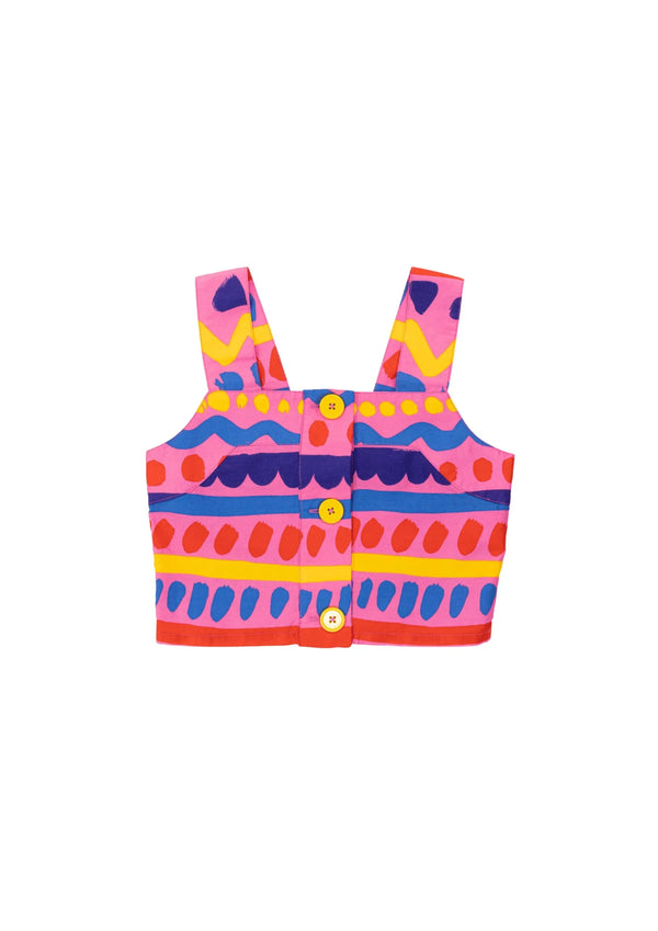 TEEN PINK CROPPED TOP