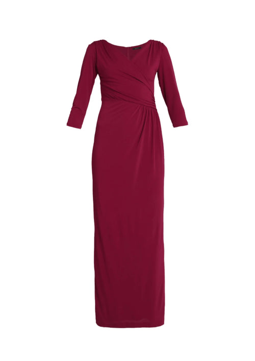 DARK RED LONG DRESS