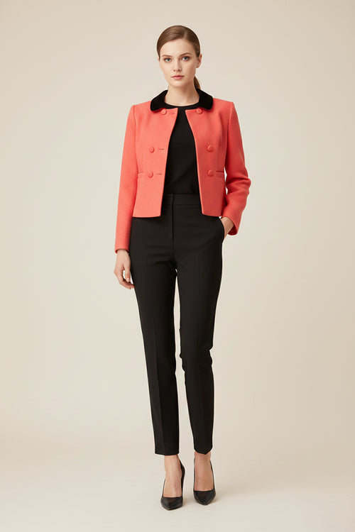 HELLROTE KURZE JACKE