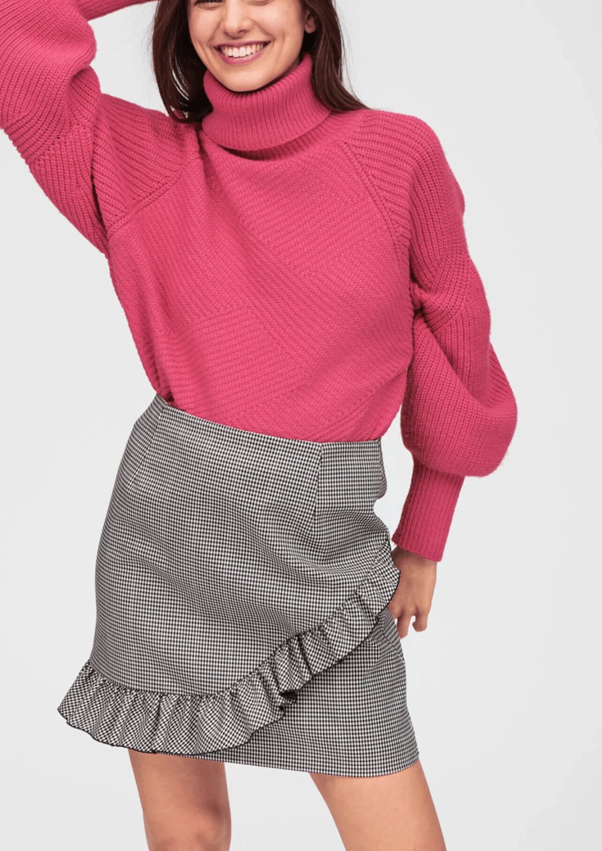 FUCHSIA OVERSIZED PULLOVER