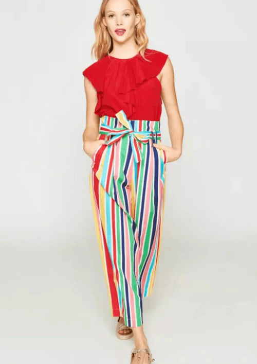 BUNT GESTREIFTE HOSE