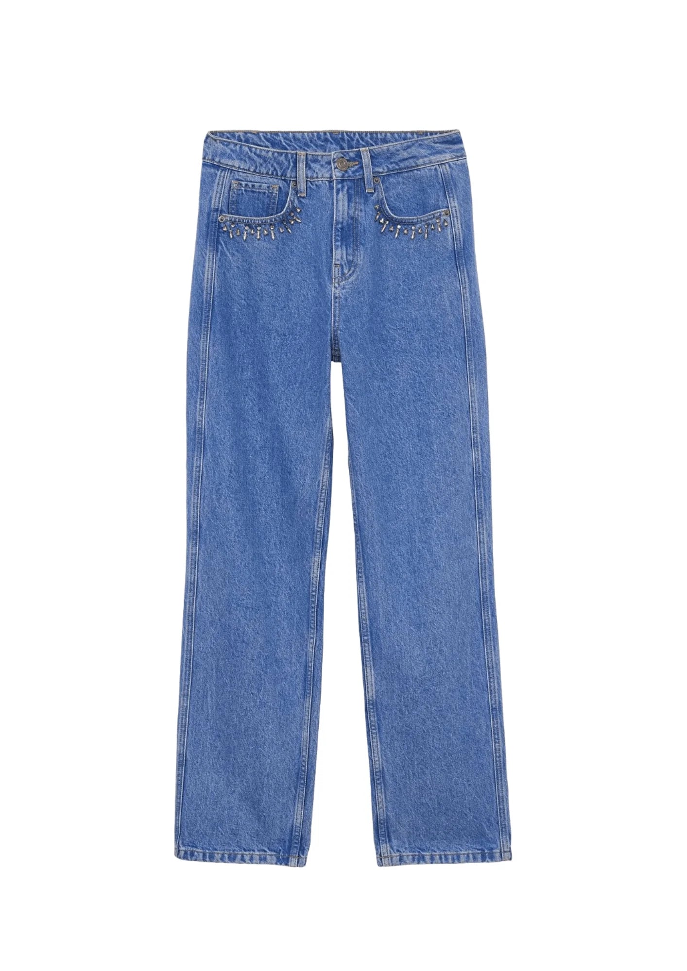 JULIO MOM FIT DENIM TROUSERS