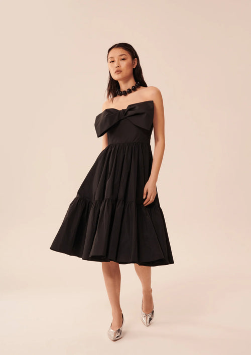 Schwarzes Rimini -Kleid