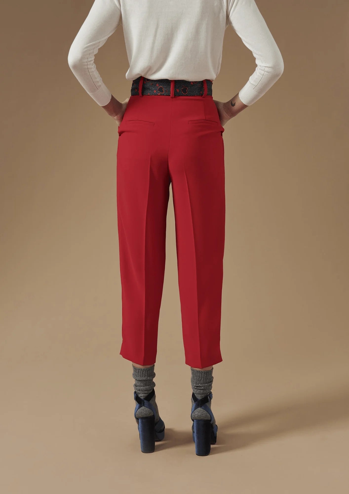 Pantalon de paga rouge